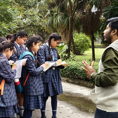 Learning in a Green Environment - Class 11's trip to Botanical Garden