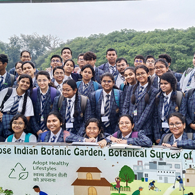 Learning in a Green Environment - Class 11's trip to Botanical Garden